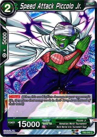 Speed Attack Piccolo Jr. [TB2-040] | Cracking-Singles