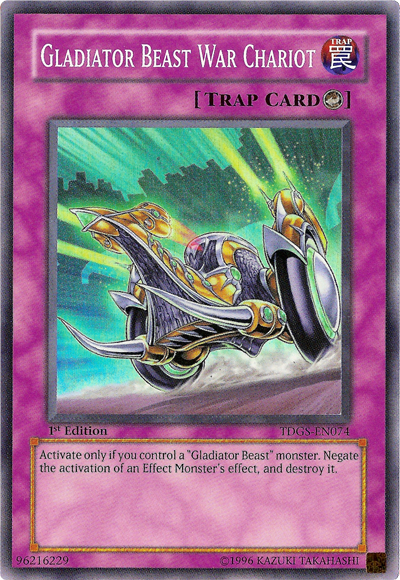 Gladiator Beast War Chariot [TDGS-EN074] Super Rare | Cracking-Singles