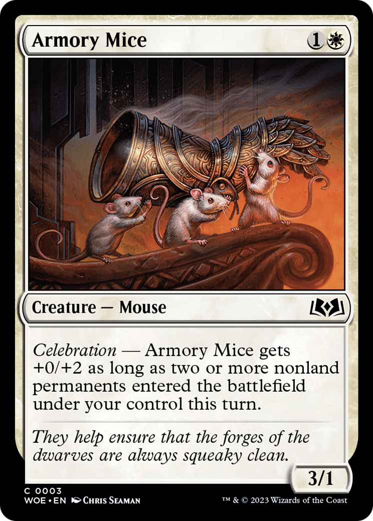 Armory Mice [Wilds of Eldraine] | Cracking-Singles