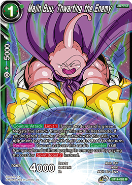 Majin Buu, Thwarting the Enemy (BT14-083) [Cross Spirits] | Cracking-Singles