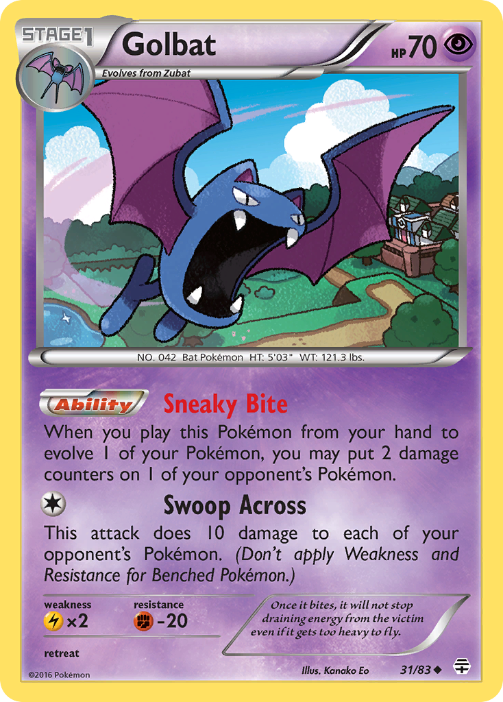 Golbat (31/83) [XY: Generations] | Cracking-Singles