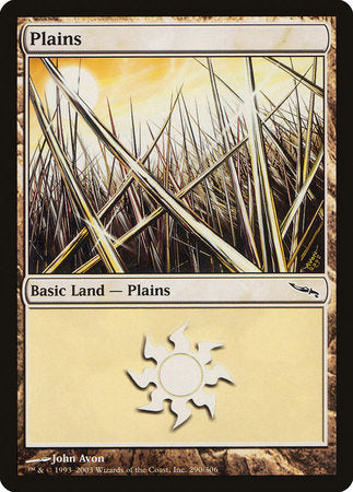 Plains (290) [Mirrodin] | Cracking-Singles