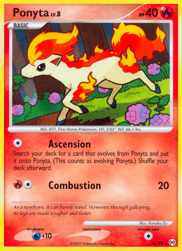 Ponyta (46/99) [Platinum: Arceus] | Cracking-Singles