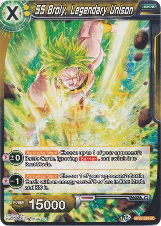 SS Broly, Legendary Unison [BT10-094] | Cracking-Singles