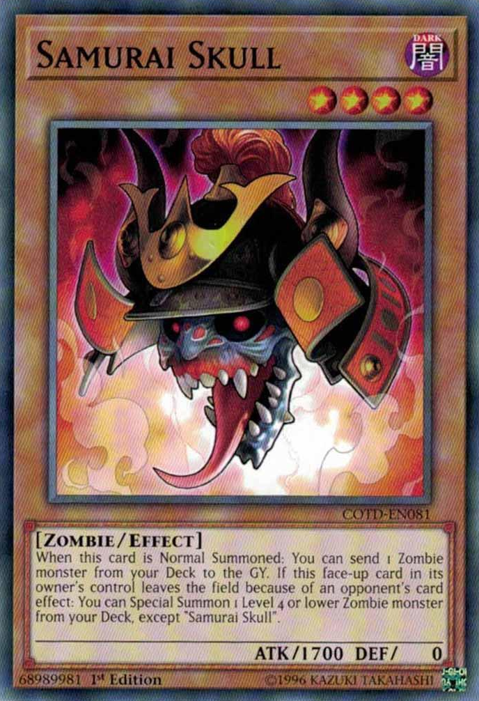 Samurai Skull [COTD-EN081] Common | Cracking-Singles