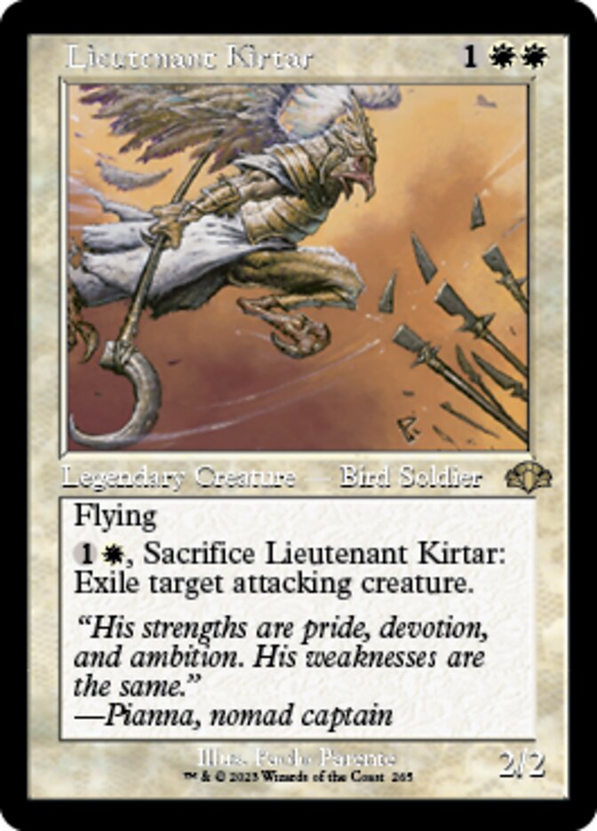 Lieutenant Kirtar (Retro) [Dominaria Remastered] | Cracking-Singles