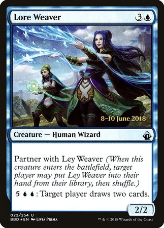 Lore Weaver [Battlebond Promos] | Cracking-Singles