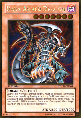 Dark Armed Dragon [PGLD-EN064] Gold Rare | Cracking-Singles