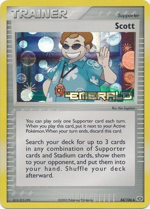 Scott (84/106) (Stamped) [EX: Emerald] | Cracking-Singles