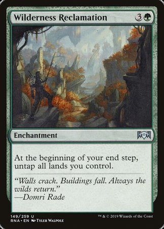 Wilderness Reclamation [Ravnica Allegiance] | Cracking-Singles