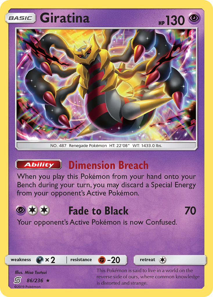 Giratina (86/236) [Sun & Moon: Unified Minds] | Cracking-Singles