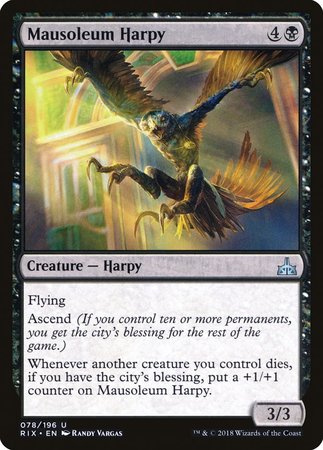 Mausoleum Harpy [Rivals of Ixalan] | Cracking-Singles