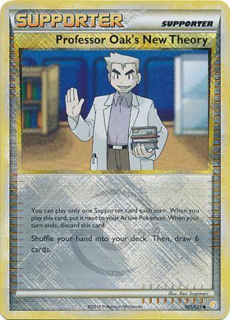 Professor Oak's New Theory (101/123) (League Promo) [HeartGold & SoulSilver: Base Set] | Cracking-Singles