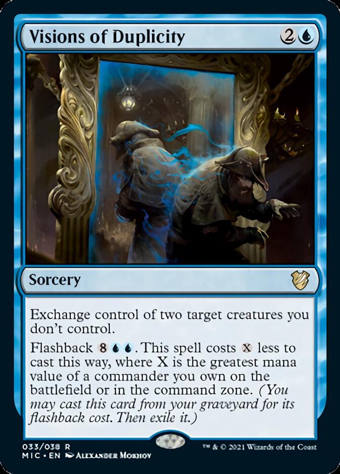 Visions of Duplicity [Innistrad: Midnight Hunt Commander] | Cracking-Singles