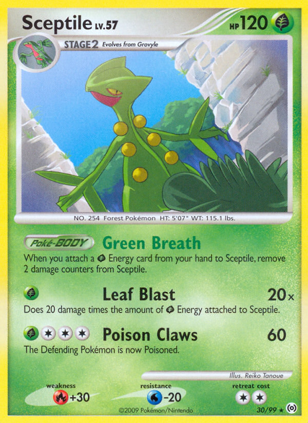 Sceptile (30/99) [Platinum: Arceus] | Cracking-Singles