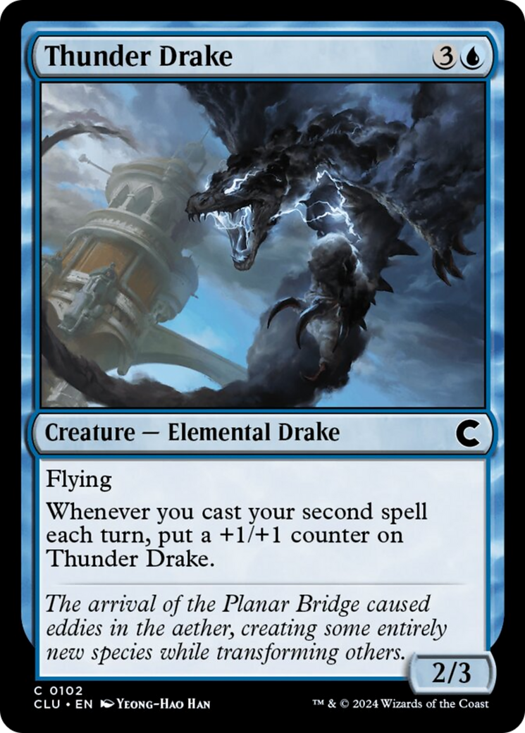 Thunder Drake [Ravnica: Clue Edition] | Cracking-Singles