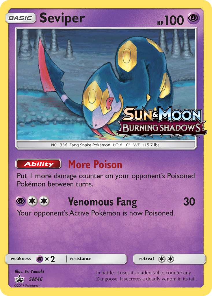 Seviper (SM46) [Sun & Moon: Black Star Promos] | Cracking-Singles