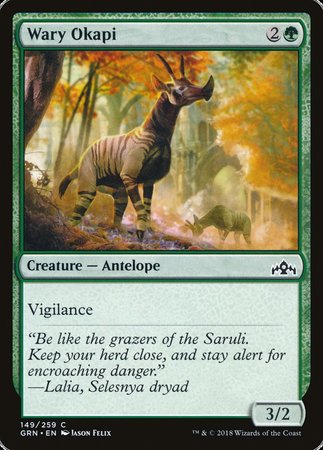 Wary Okapi [Guilds of Ravnica] | Cracking-Singles