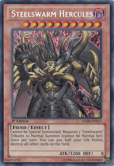 Steelswarm Hercules [HA06-EN017] Secret Rare | Cracking-Singles