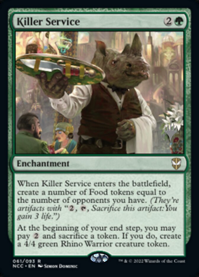 Killer Service (Promo Pack) [Streets of New Capenna Commander Promos] | Cracking-Singles