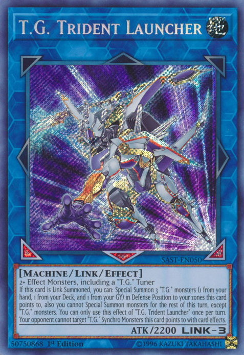 T.G. Trident Launcher [SAST-EN050] Secret Rare | Cracking-Singles