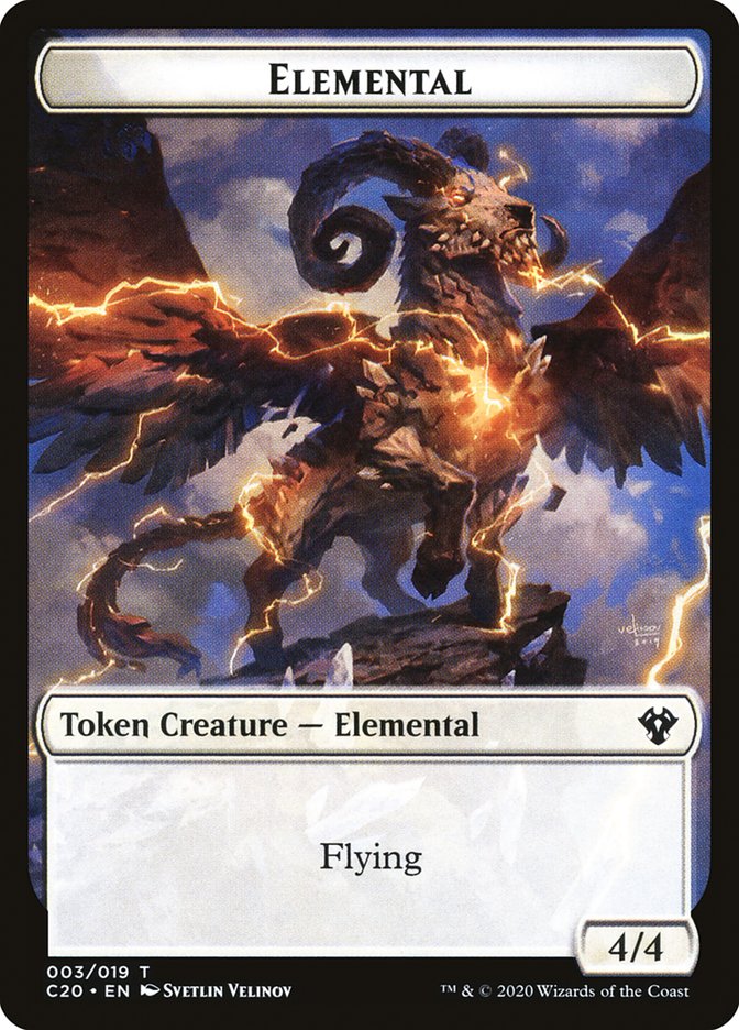 Elemental // Soldier [Commander 2020 Tokens] | Cracking-Singles