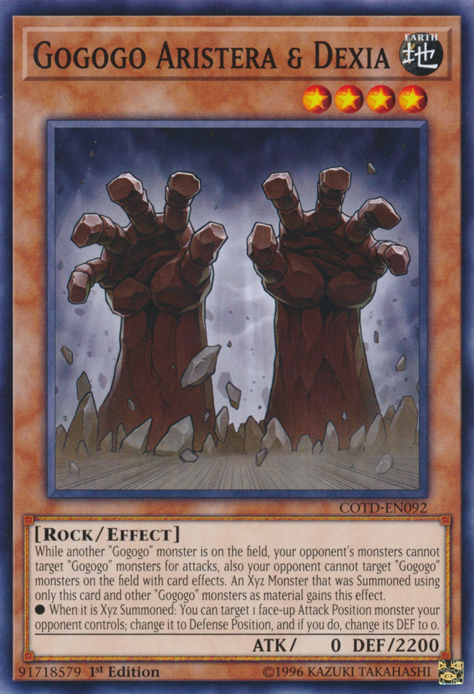 Gogogo Aristera & Dexia [COTD-EN092] Common | Cracking-Singles