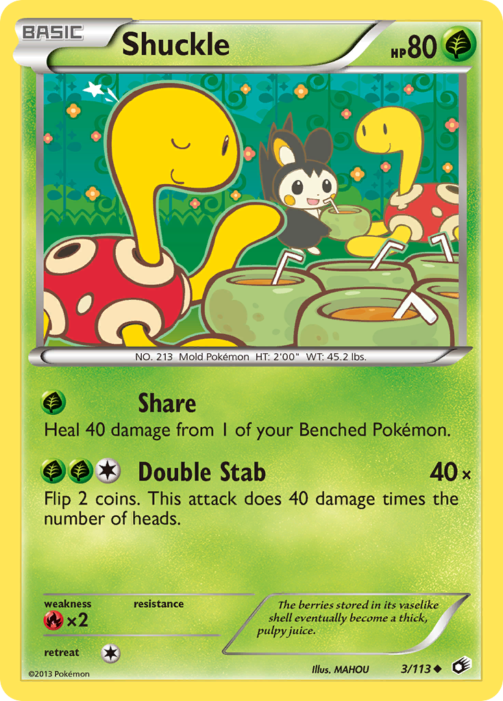 Shuckle (3/113) [Black & White: Legendary Treasures] | Cracking-Singles