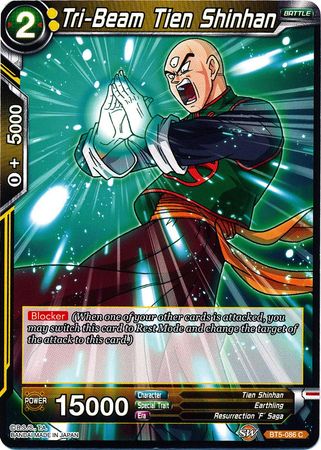 Tri-Beam Tien Shinhan (BT5-086) [Miraculous Revival] | Cracking-Singles