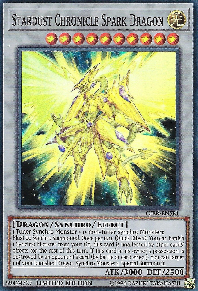 Stardust Chronicle Spark Dragon [CIBR-ENSE1] Super Rare | Cracking-Singles