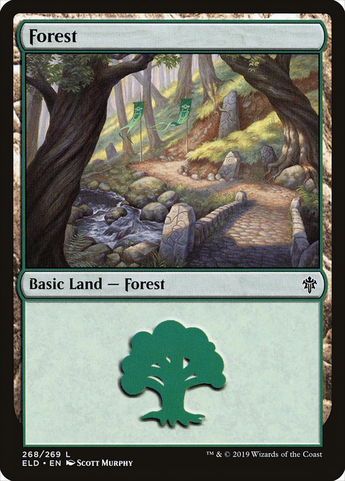 Forest (268) [Throne of Eldraine] | Cracking-Singles