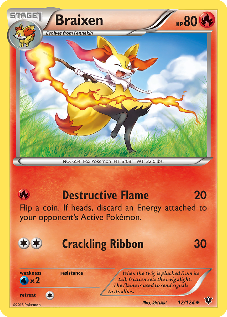 Braixen (12/124) [XY: Fates Collide] | Cracking-Singles