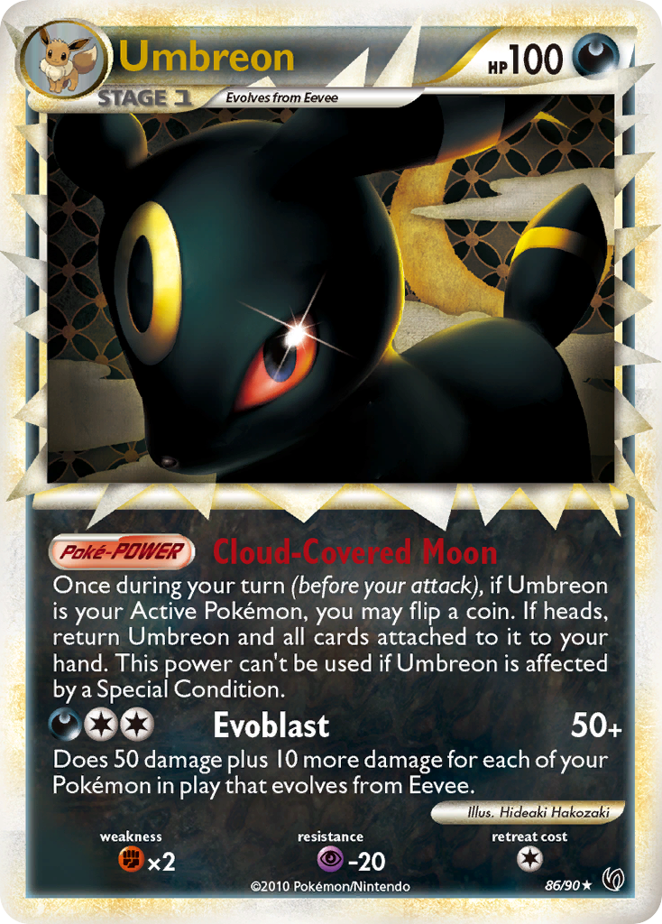 Umbreon (86/90) [HeartGold & SoulSilver: Undaunted] | Cracking-Singles