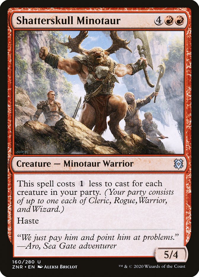 Shatterskull Minotaur [Zendikar Rising] | Cracking-Singles