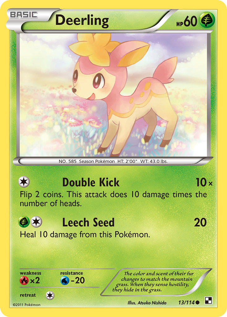 Deerling (13/114) [Black & White: Base Set] | Cracking-Singles