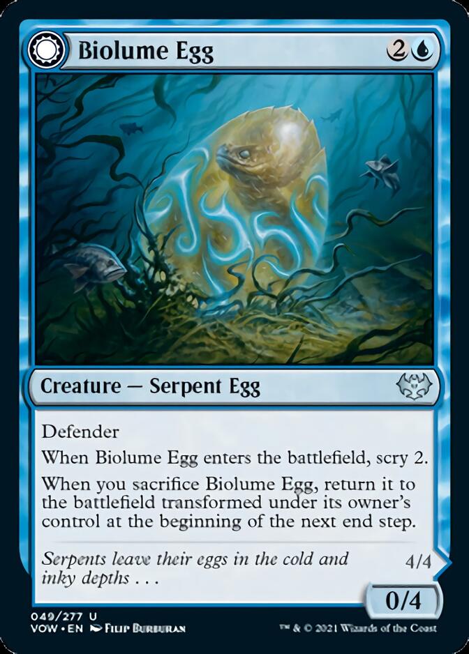 Biolume Egg // Biolume Serpent [Innistrad: Crimson Vow] | Cracking-Singles