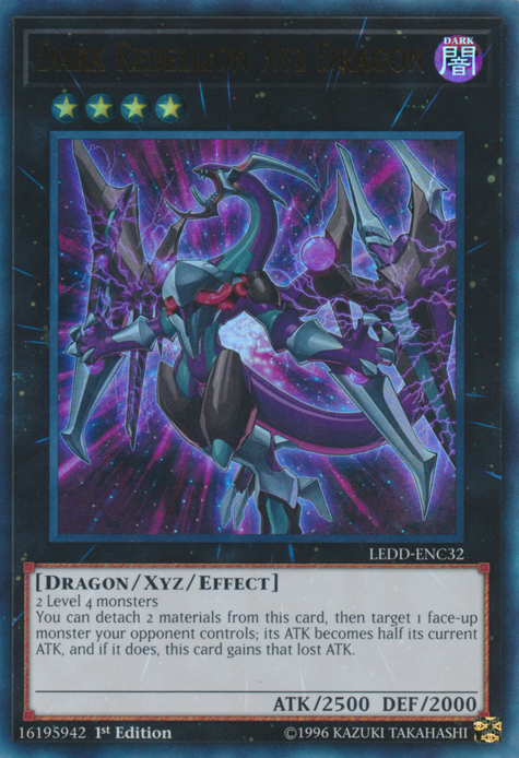 Dark Rebellion Xyz Dragon [LEDD-ENC32] Ultra Rare | Cracking-Singles