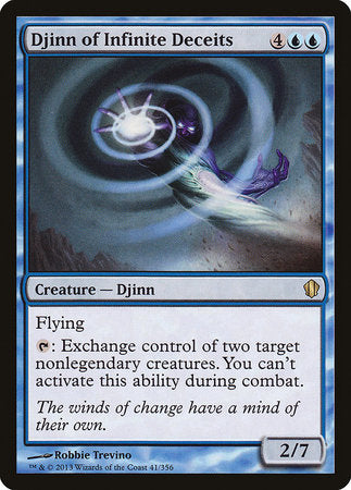 Djinn of Infinite Deceits [Commander 2013] | Cracking-Singles