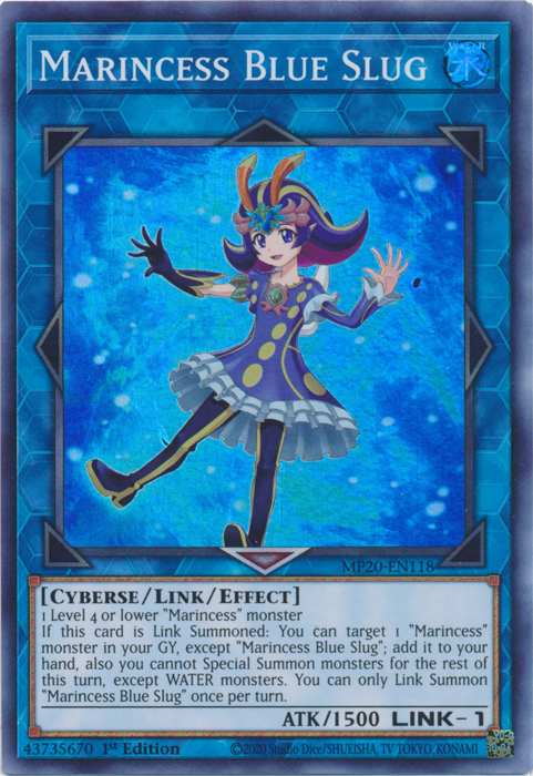 Marincess Blue Slug [MP20-EN118] Super Rare | Cracking-Singles