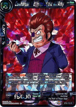 Commander Red, Head of the RR Army [BT6-113] | Cracking-Singles