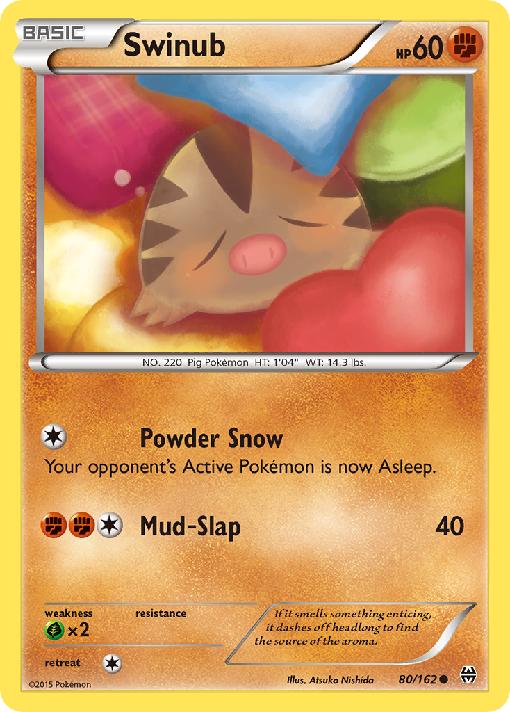 Swinub (80/162) [XY: BREAKthrough] | Cracking-Singles