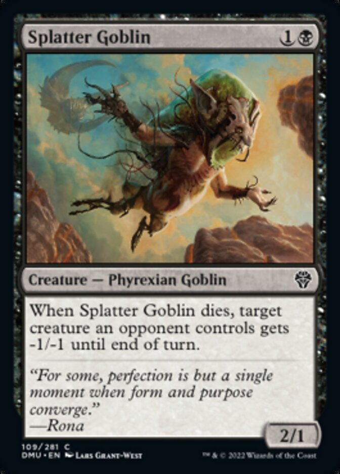 Splatter Goblin [Dominaria United] | Cracking-Singles