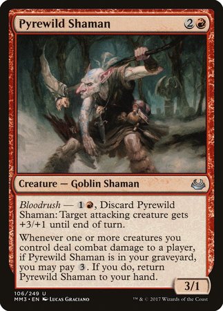 Pyrewild Shaman [Modern Masters 2017] | Cracking-Singles