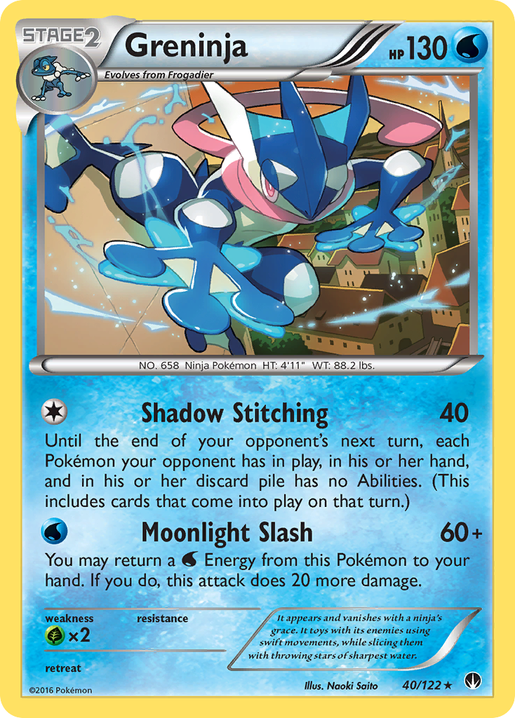 Greninja (40/122) [XY: BREAKpoint] | Cracking-Singles