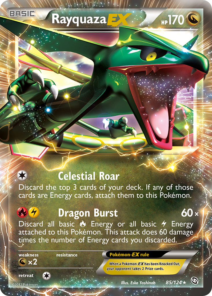 Rayquaza EX (85/124) [Black & White: Dragons Exalted] | Cracking-Singles