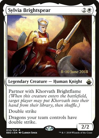 Sylvia Brightspear [Battlebond Promos] | Cracking-Singles