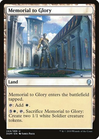 Memorial to Glory [Dominaria] | Cracking-Singles