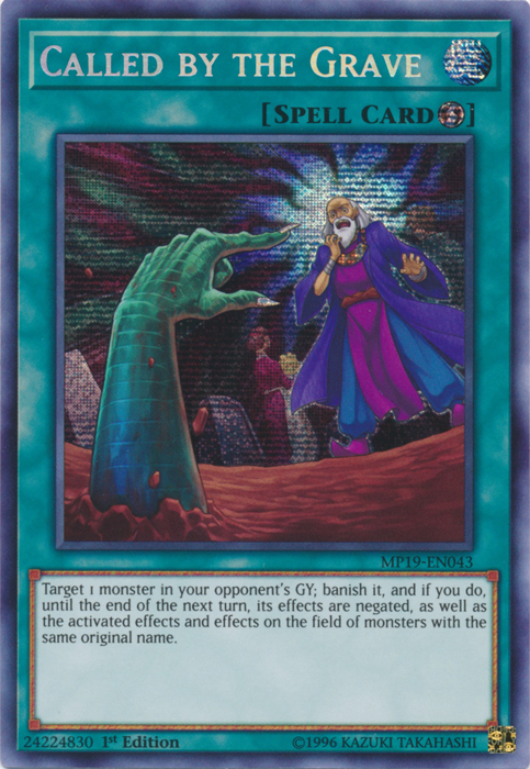 Called by the Grave [MP19-EN043] Prismatic Secret Rare | Cracking-Singles