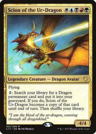 Scion of the Ur-Dragon [Commander 2017] | Cracking-Singles