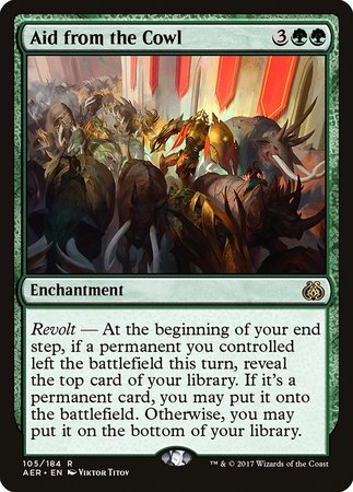 Aid from the Cowl [Aether Revolt] | Cracking-Singles